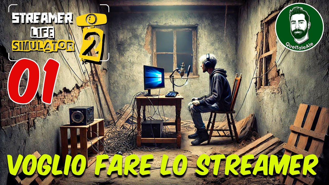 VOGLIO FARE LO STREAMER - Streamer Life Simulator 2 - Gameplay ITA - 01