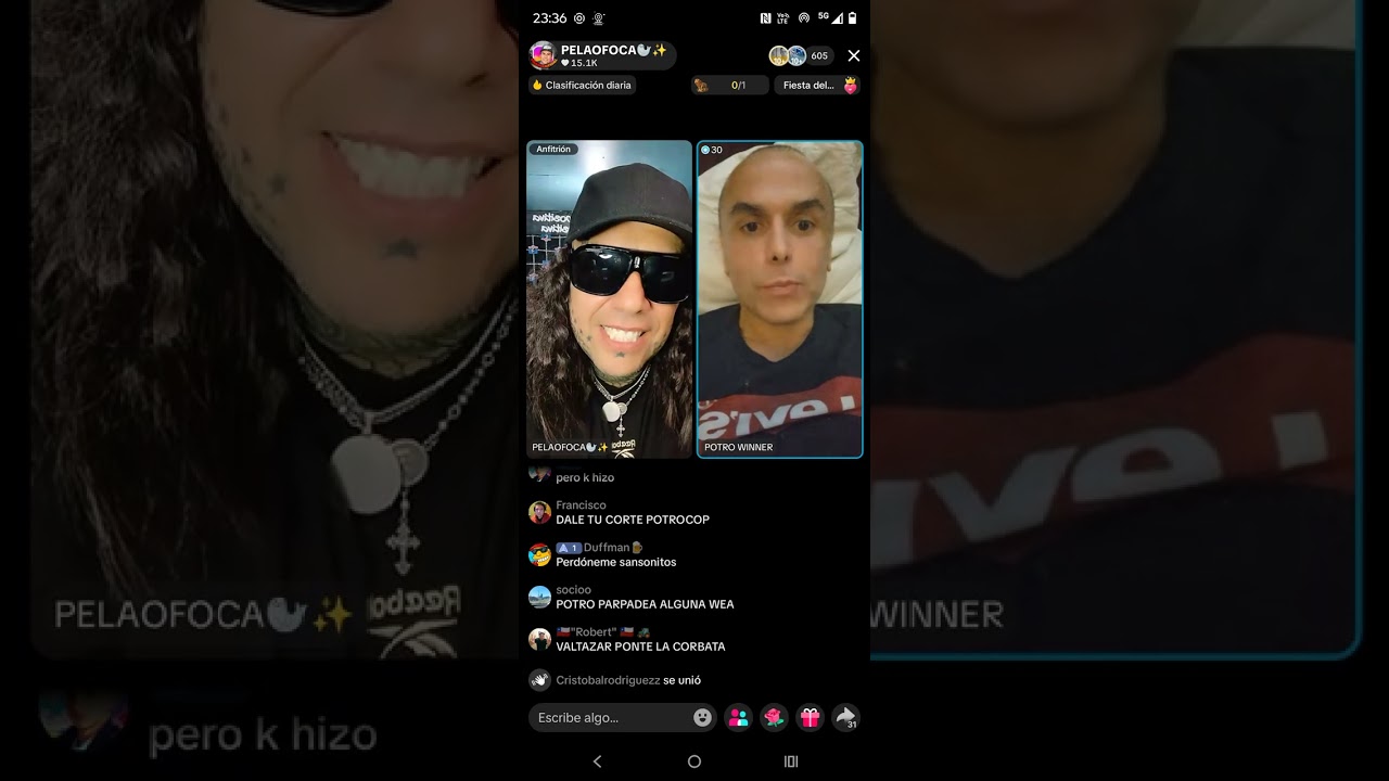 Pelao foca 🦭✨ y ñakson 5g y potro winner