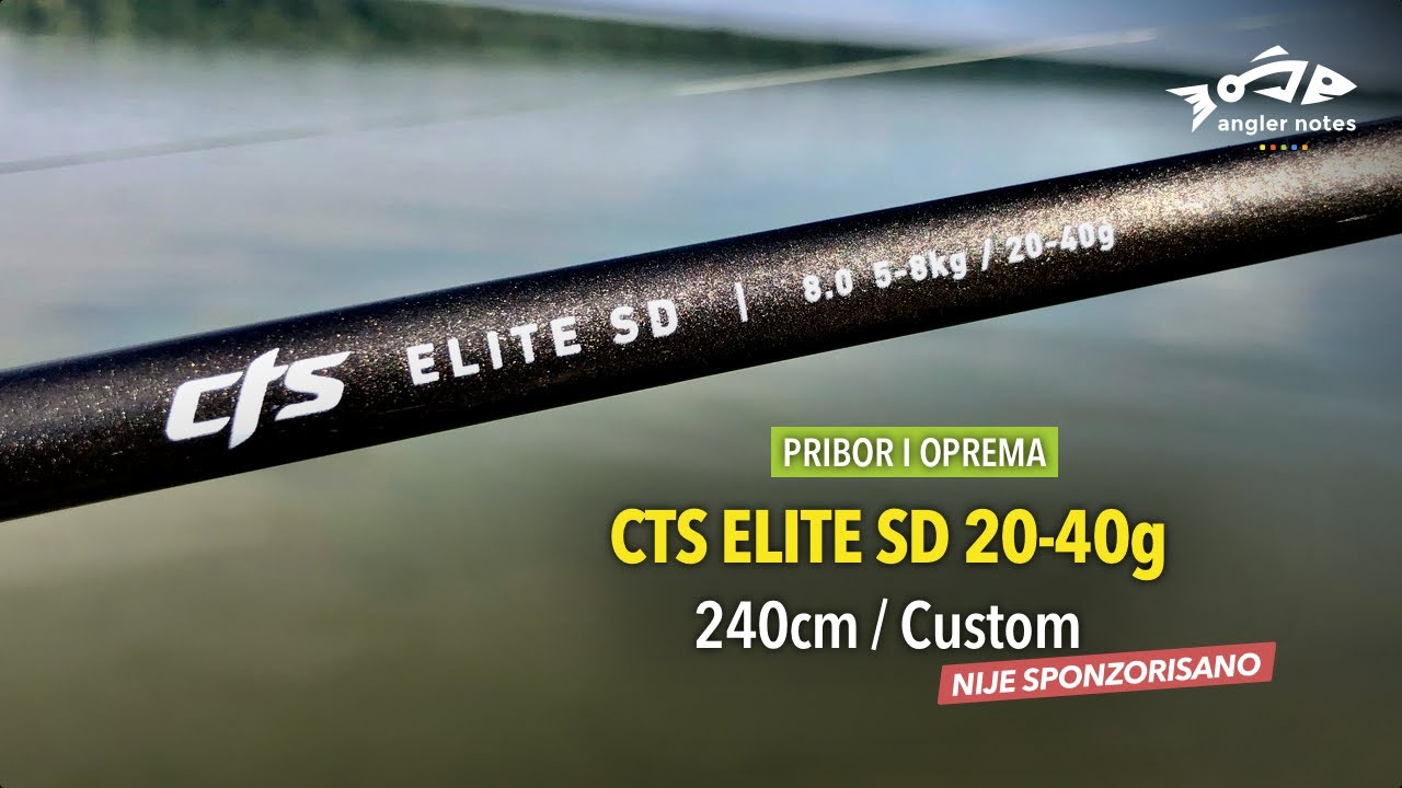 CTS Elite SD 20-40g 8ft - 240cm - Zander Rod / Walleye / PikePerch / Fishing Tackle & Equipment
