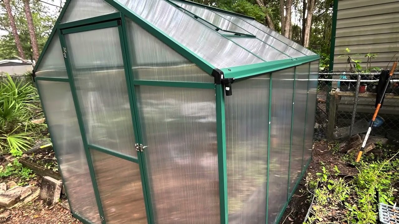 Review of Garvee 6x8 Greenhouse. Purchased from Amazon