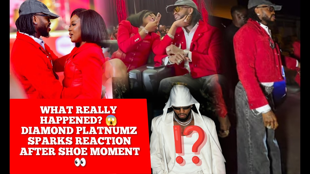 Что же на самом деле произошло? 😱 Реакция Diamond Platinumz на момент с обувью вызвала волну возм...