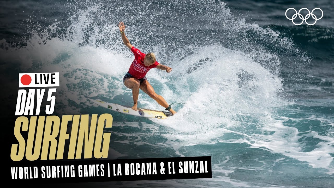 🔴LIVE 2025 ISA World Surfing Games | Day 5 | World Surfing Games | La Bocana & El Sunzal