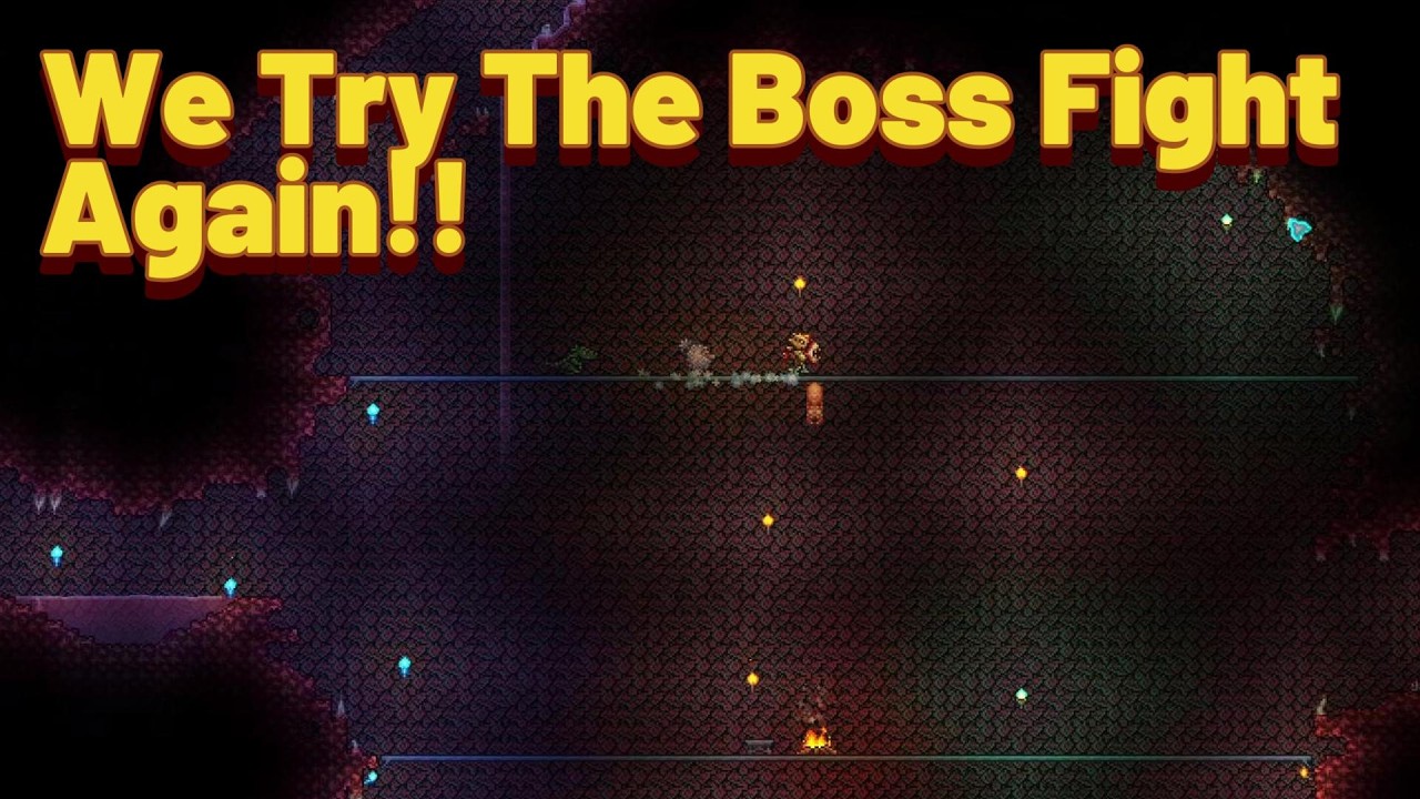 We Try The Boss Fight Again!! | Terraria Ep 4