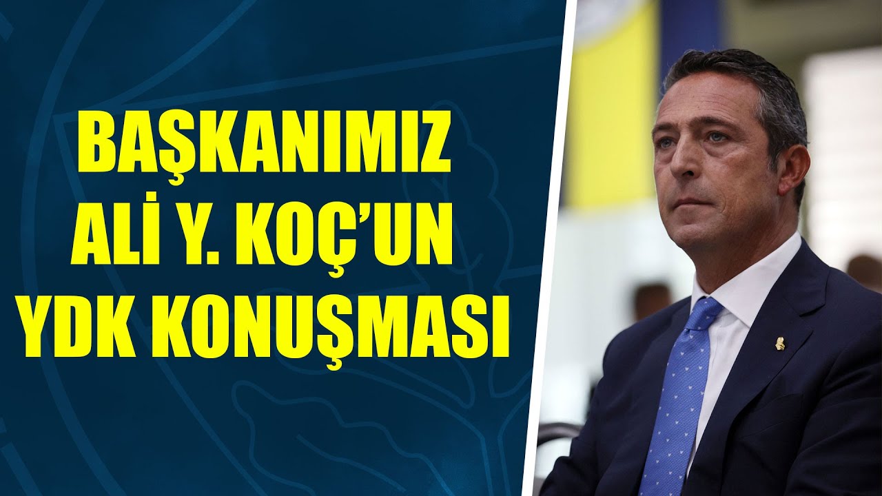 Başkanımız Ali Y. Koç'un Yüksek Divan Kurulu Konuşması