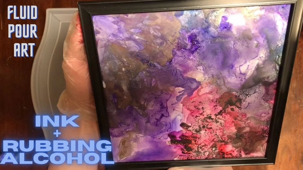 Alcohol Ink On Glass - Wow!