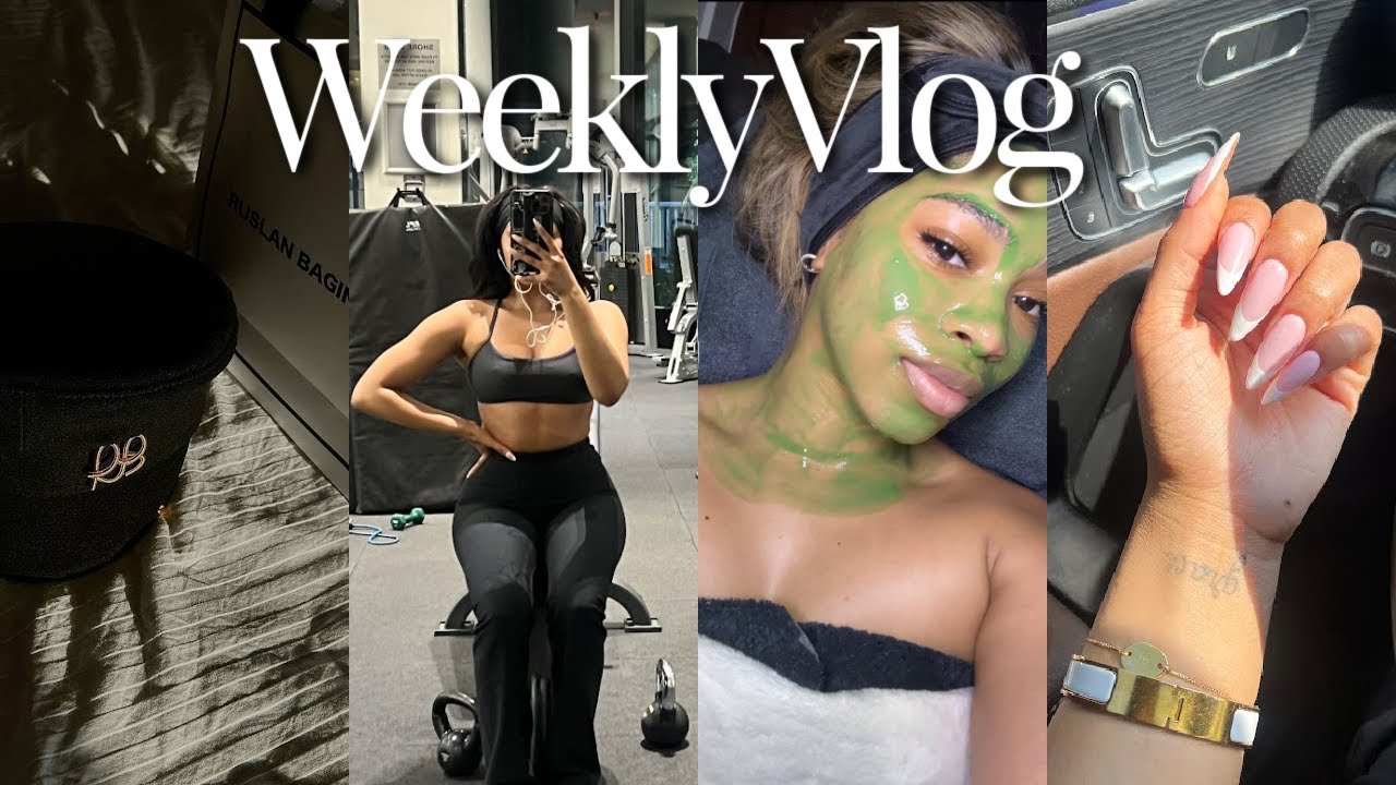 VLOG:  skin treatments, rema concert w/ topicals, ruslan baginsky unboxing, summer workout routine