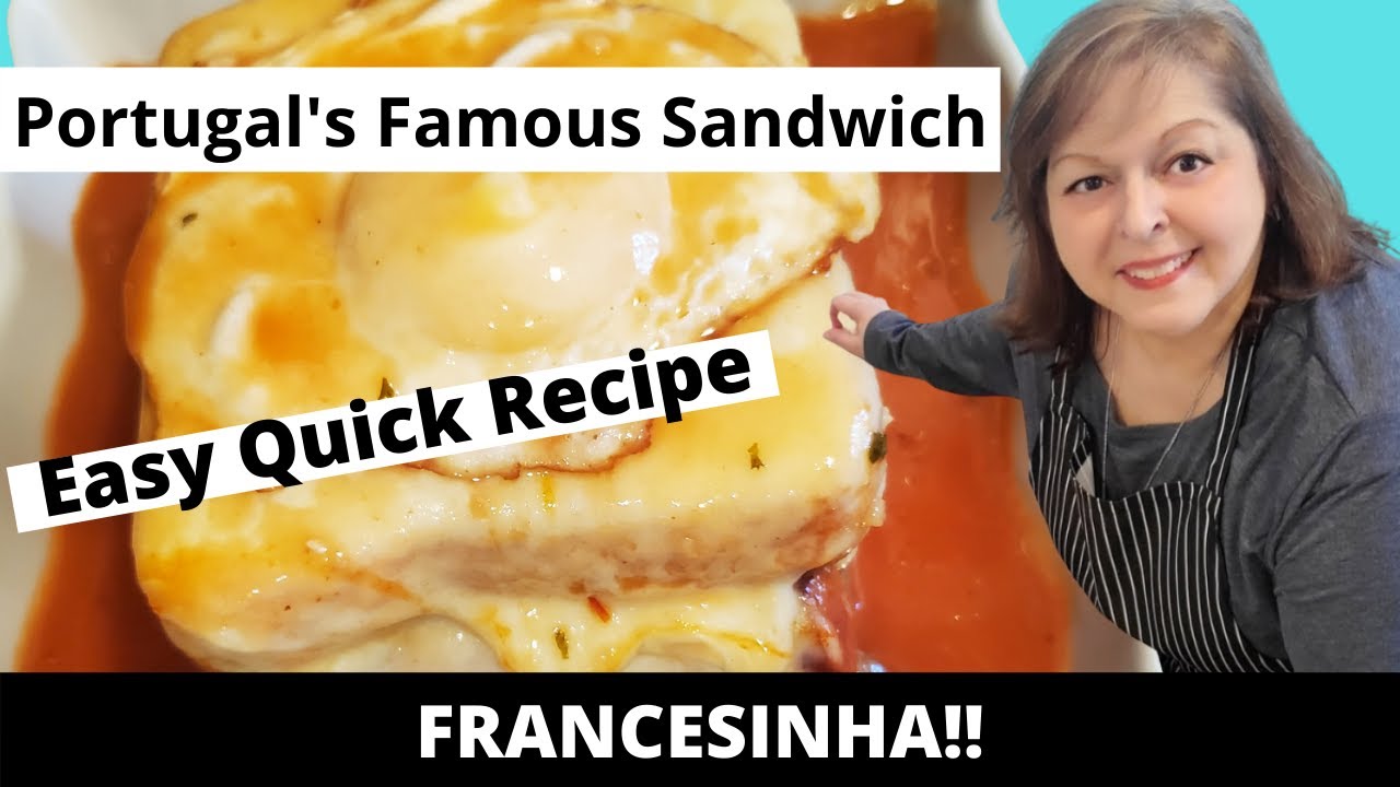 How to Make a Francesinha Portuguese Sandwich!  Famous Sandwich from Porto, Portugal- Easy Recipe!