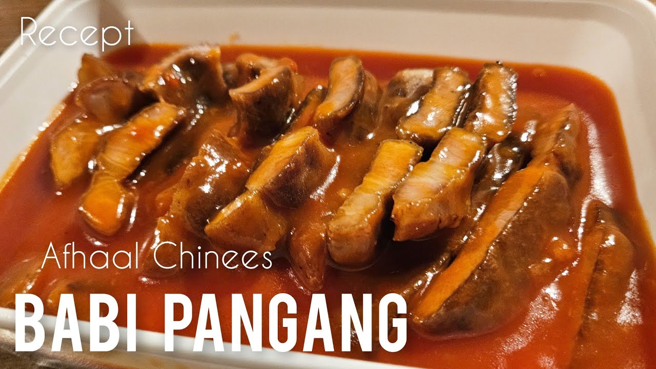 Babi pangang maken zoals de afhaal chinees restaurant style recept|babi pangang crispy pork recipe|