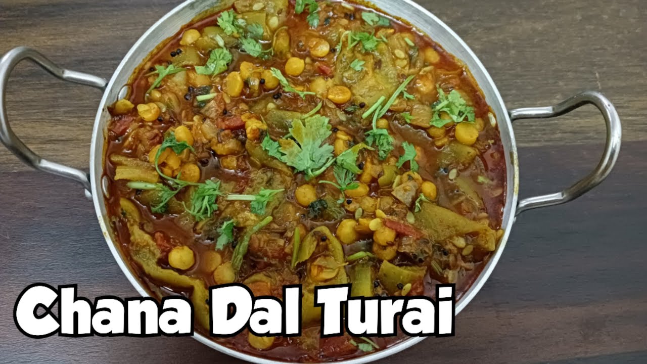 Dhaba Style Masala Turai Chana Dal ki Sabji Recipe | नेनुआ सब्जी | Smita's Kitchen 