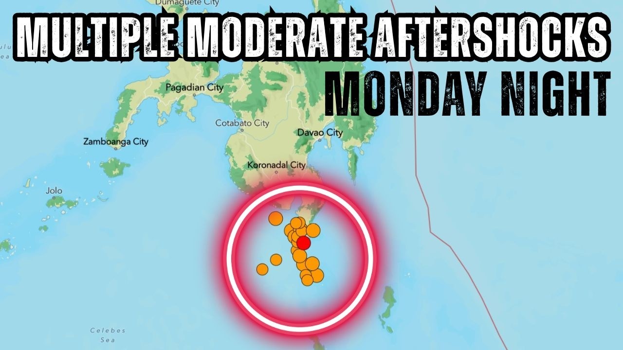 Philippines Earthquake update. Aftershocks continue to hit the area. Monday Night.