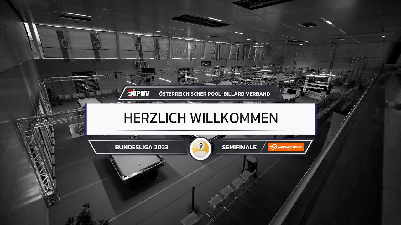 Pool Billard Bundesliga 2023 - Semifinale 1 - CAP Hörbranz gg. Brot & Spiele Graz