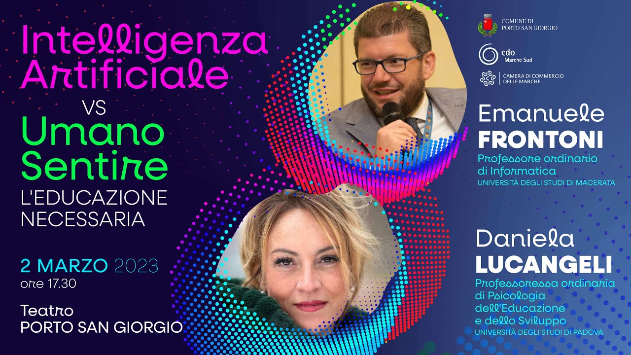 Intelligenza Artificiale vs Umano Sentire | Parte 5 | Intervento Lucangeli e Frontoni