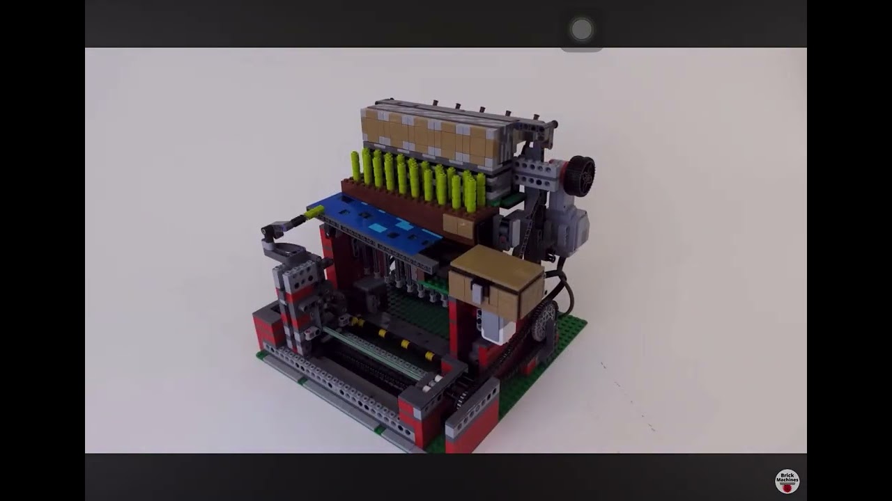 New Lego Minecraft Sugarcane Farm with Mechanisms v2 in Real Life