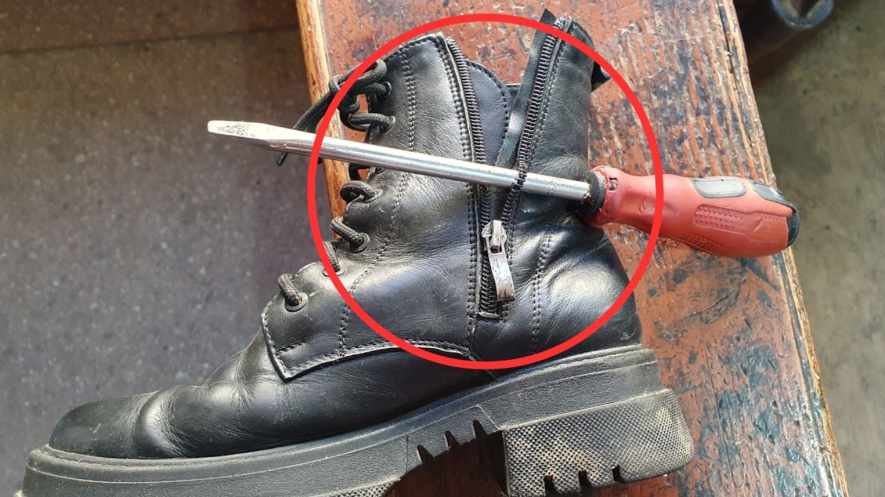 Shoe Zipper Repair Tutorial: Easy DIY Steps to Restore Your Shoes