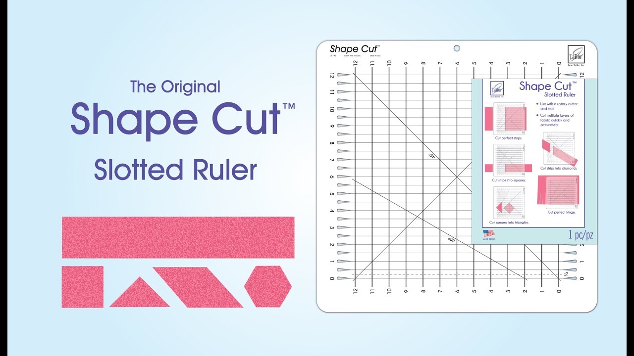 June Tailor® Shape Cut™ Ruler Demonstration Video