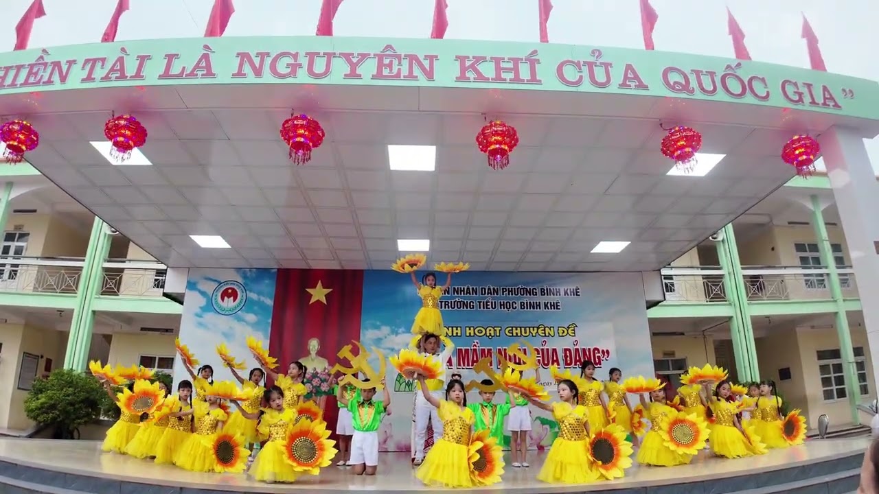 Khối 2 - Học Sinh Trường Tiểu Hoc Bình Khê| Chào Mừng Đại Hội Đảng Lần Thứ XIV