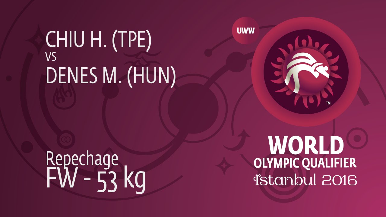 Repechage FW - 53 kg: M. DENES (HUN) df. H. CHIU (TPE) by TF, 12-2