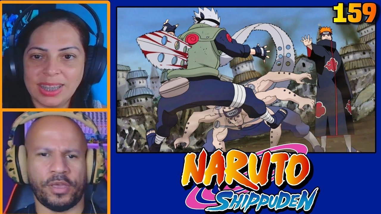 KAKASHI VS PAIN! NARUTO SHIPPUDEN EP 159 [REACT E ANÁLISE]