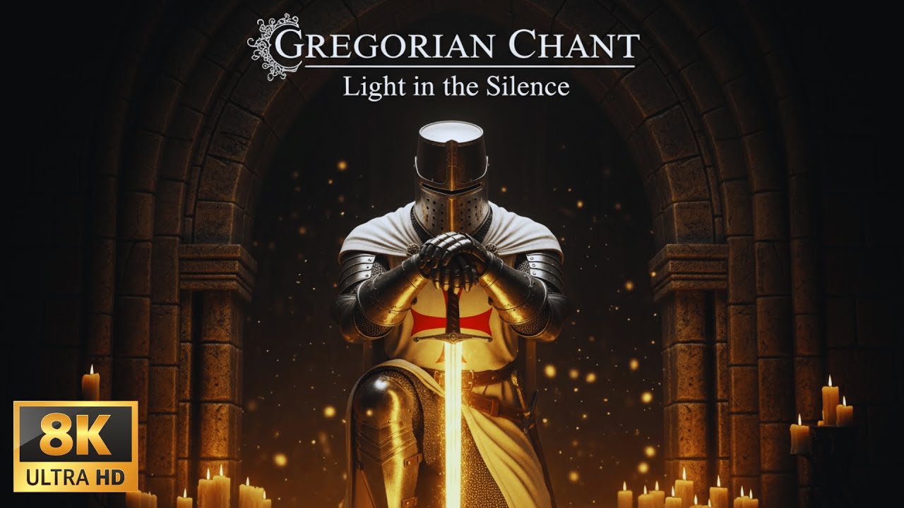 Gregorian Chant for Holy Courage ⛨ Templar Hymn of Strength - Faith, Devotion, and Perseverance