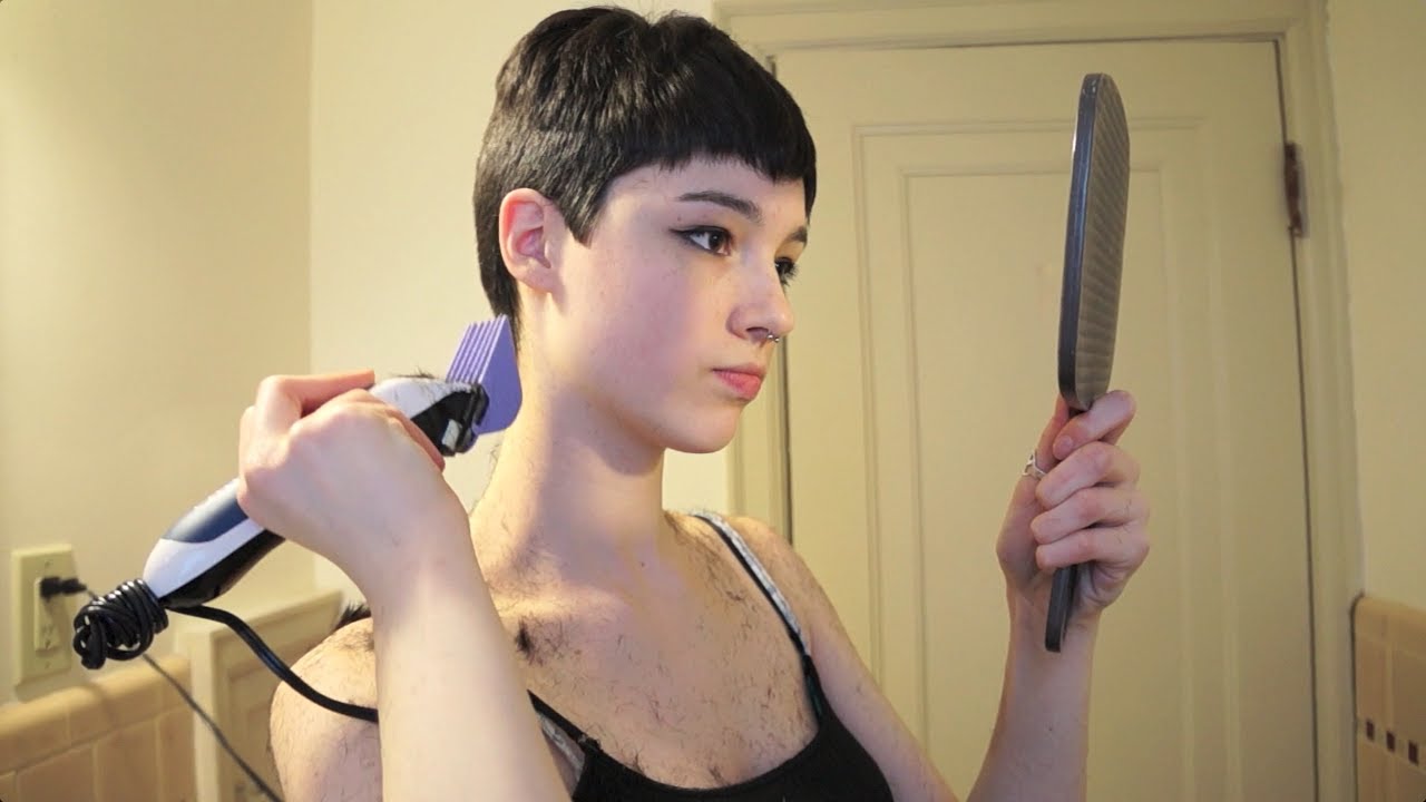 Trimming My Pixie Cut