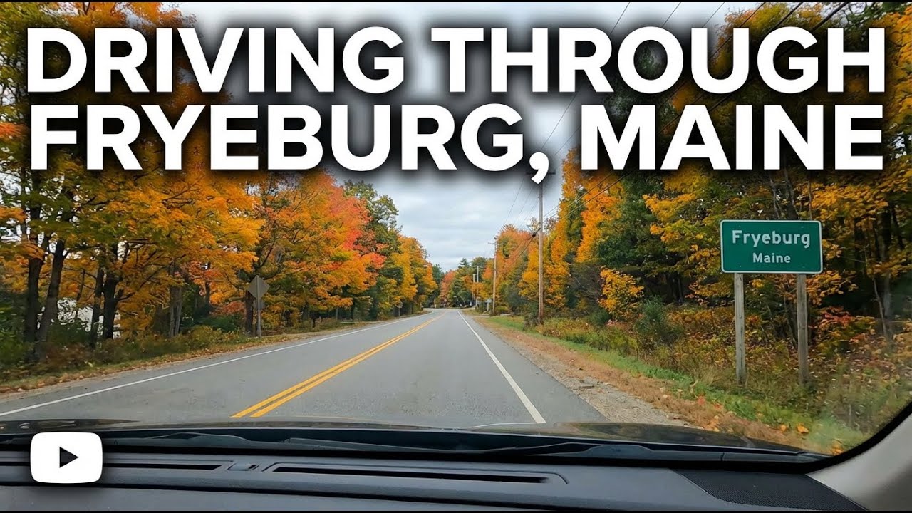Driving Through Fryeburg, Maine