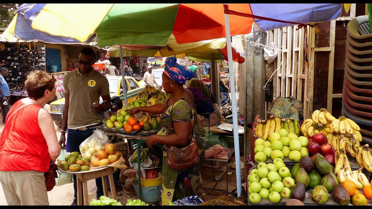 The Gambia (2) - Two trips with Muhammed Sisawo - Crocodile Pool Bakau and Serekunda Market / 2018