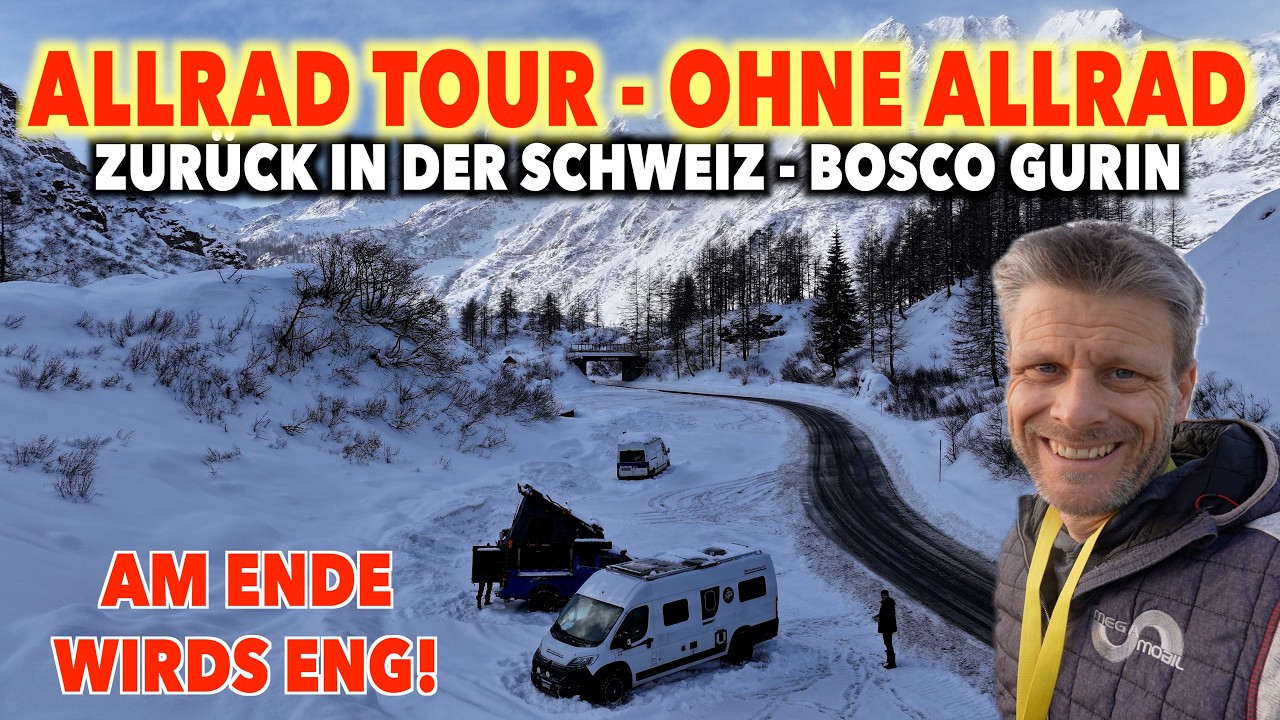 #1339 HEFTIG WINTER! Kommen wir raus, runter & wieder hoch? Kampf mit Traktion | Riale, Bosco, Dirk