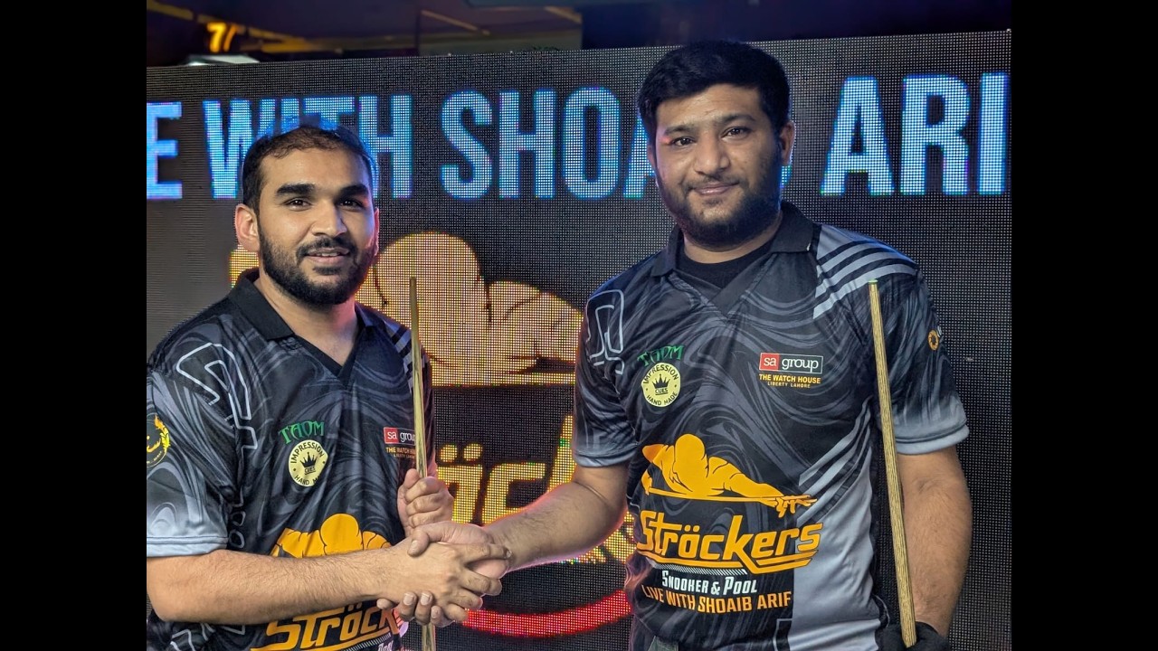Hamza Akbar vs Mubashir Raza Semi Final - Stockers Snooker Academy - Live by Shoaib Arif