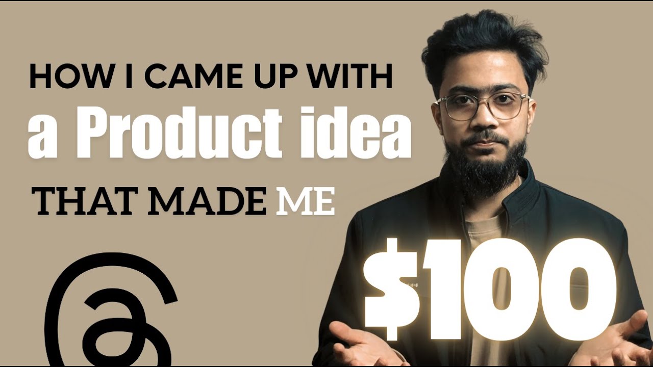 How I Came Up With A Product that Made Me 100$ | Conrevin