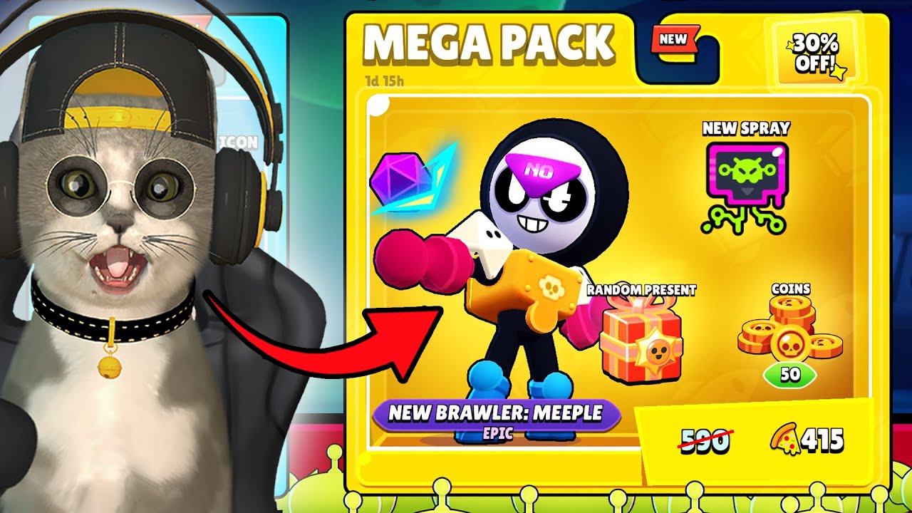 KUPIO SAM NOVOG BRAWLERA *MEEPLE* I MAXOVAO GA!