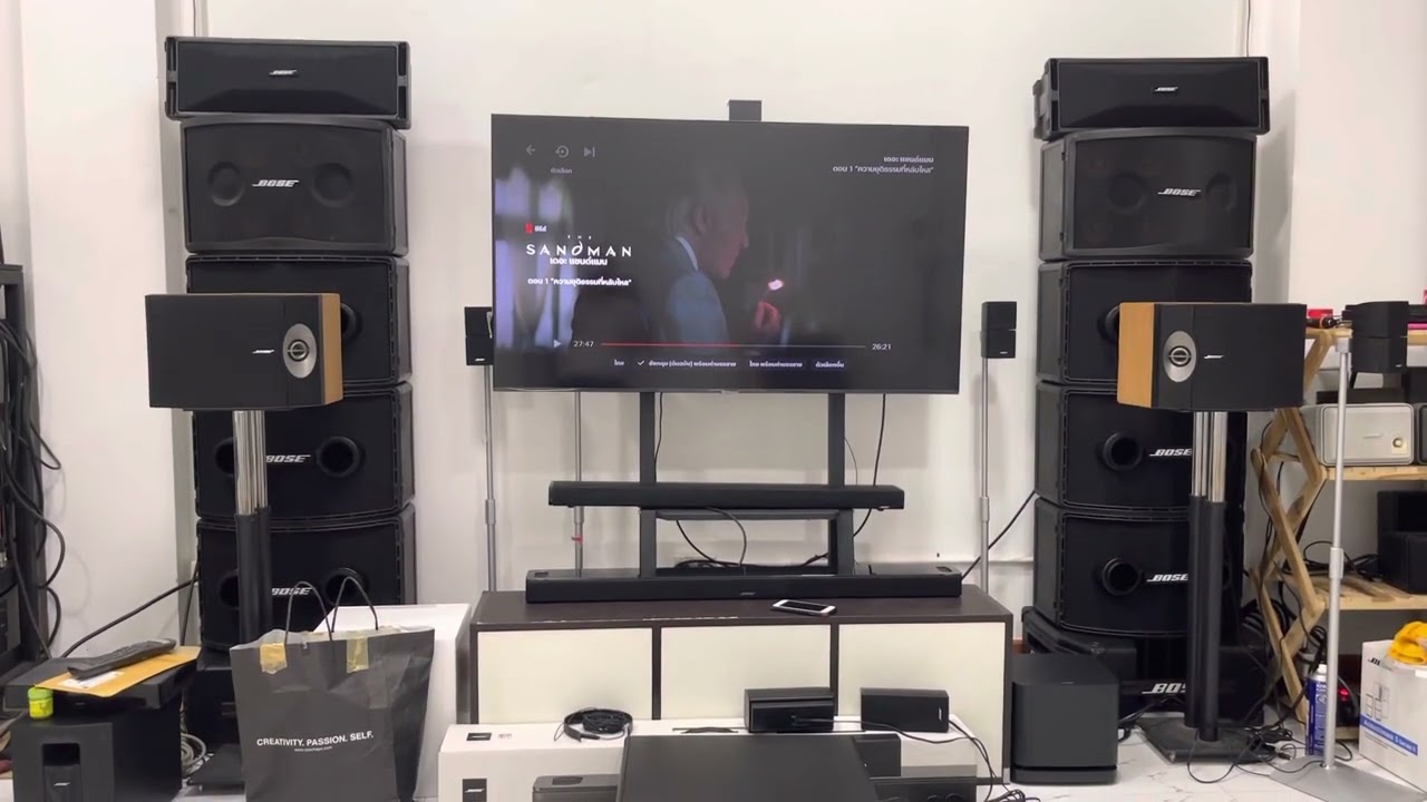ลำโพงbose 802 iii +แอมป์bose 1800 vi #Bose #bose802 #bose1800