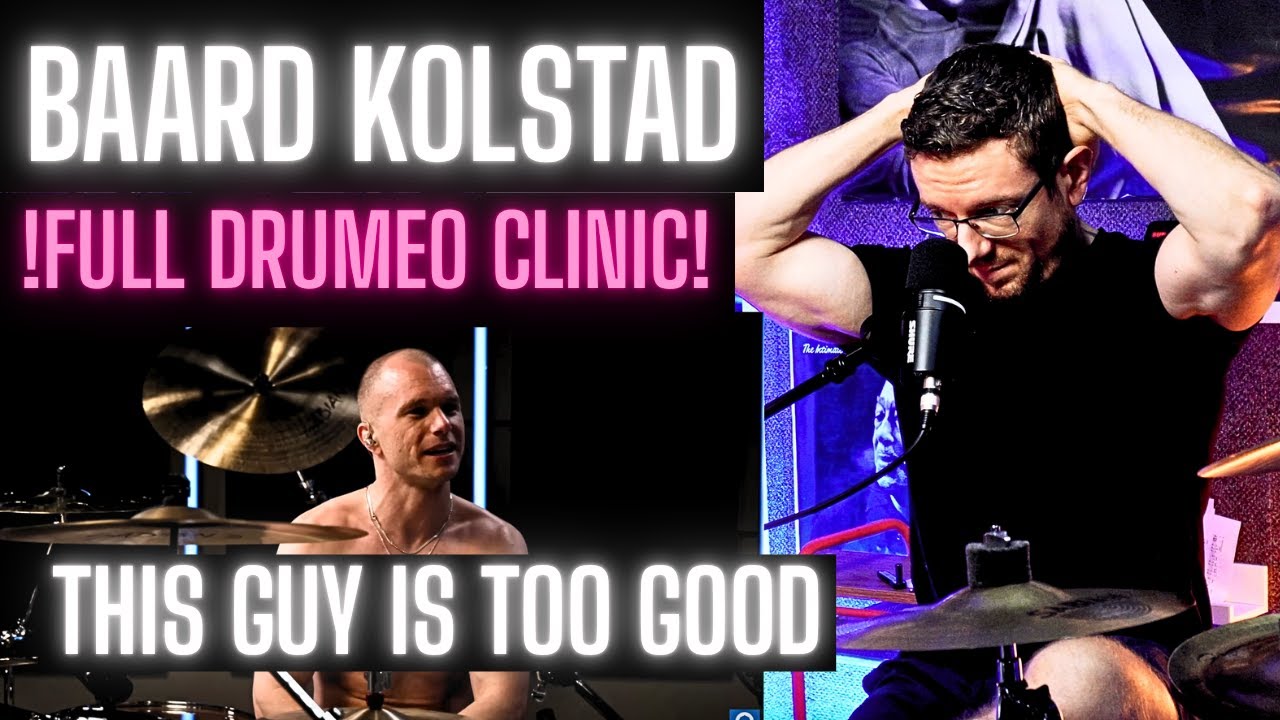 - РЕАКЦИЯ ДЖАЗОВОГО БАРАБАНЩИКА - БААРД КОЛСТАД - ВЫСТУПЛЕНИЕ И КЛИНИКА DRUMEO