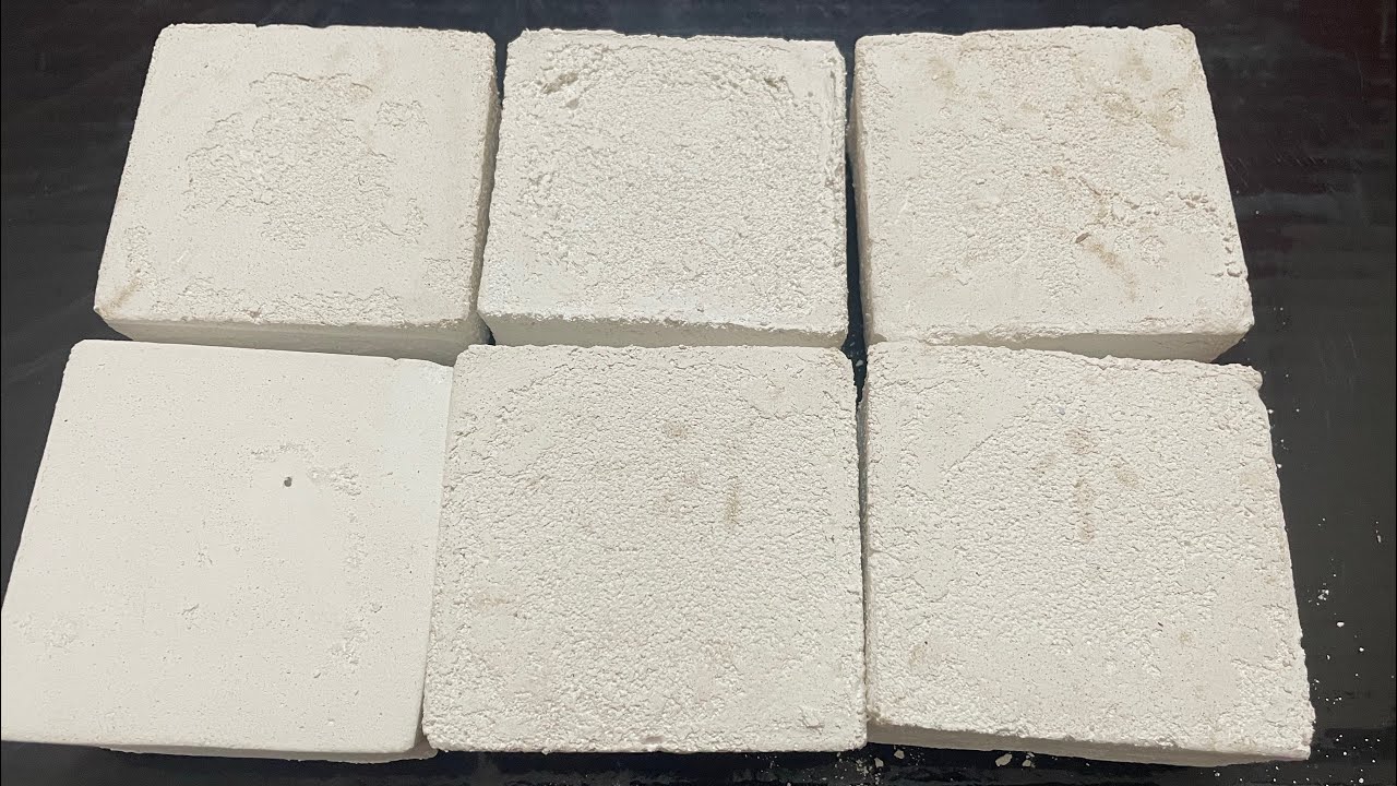 Jumbo homemade gymchalk blocks || ASMR || Oddlysatisfying || Sleep aid || Anxiety Relief ||