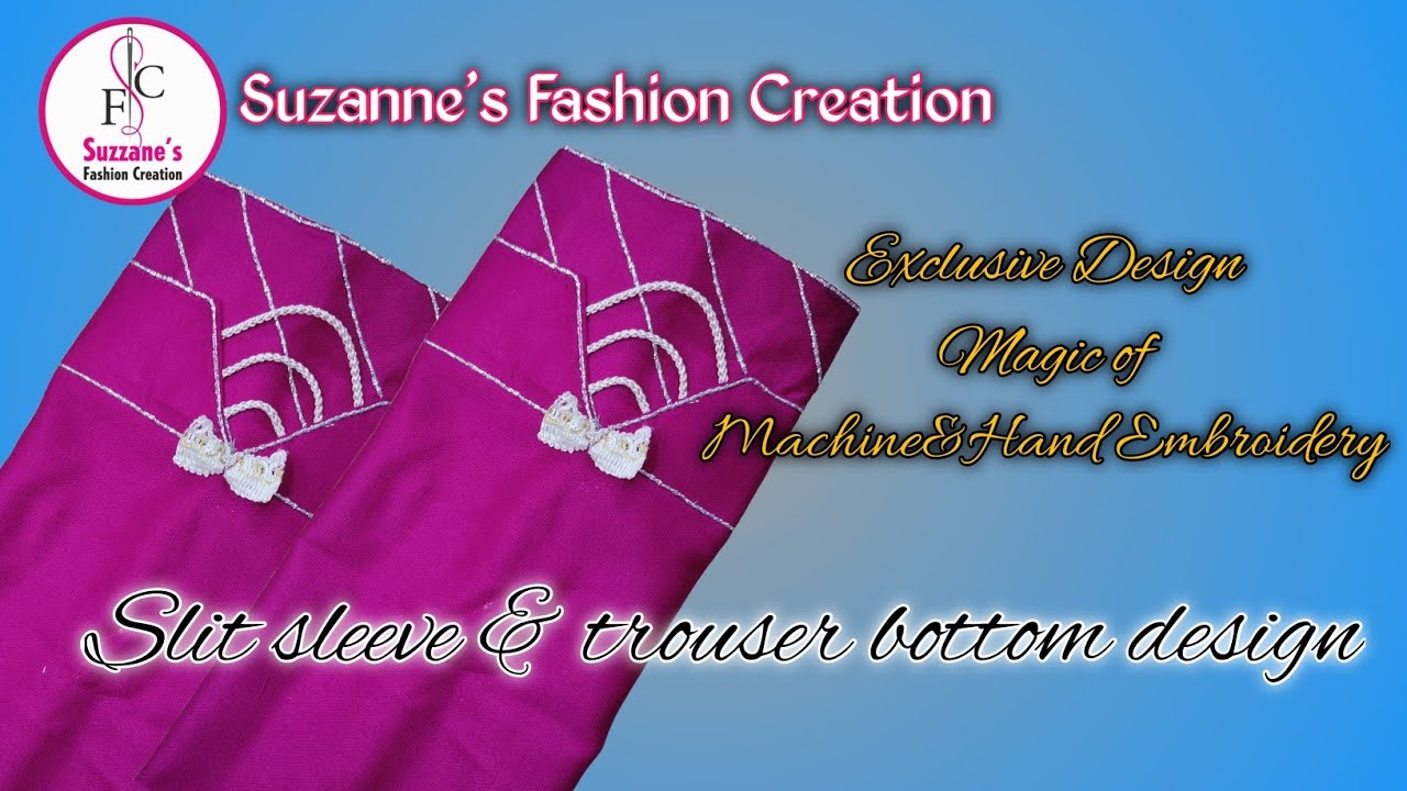 Slit Sleeves For Kurti✨New Baju Design✨Sleeves Design✨Sleeves Design Cutting & Stitching