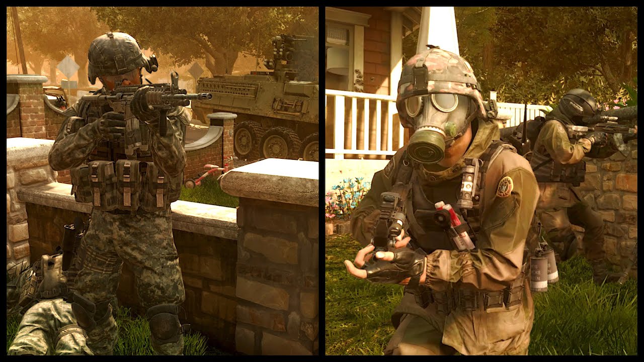 Modern Warfare 2 Remastered - US Army Rangers VS Spetsnaz - NPC Wars