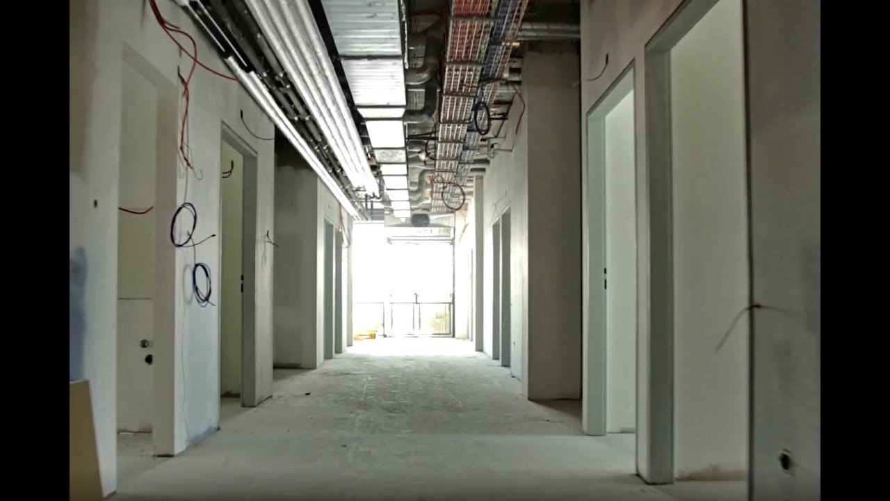 Stavba II. interní kliniky a oddělení geriatrie / interiéry