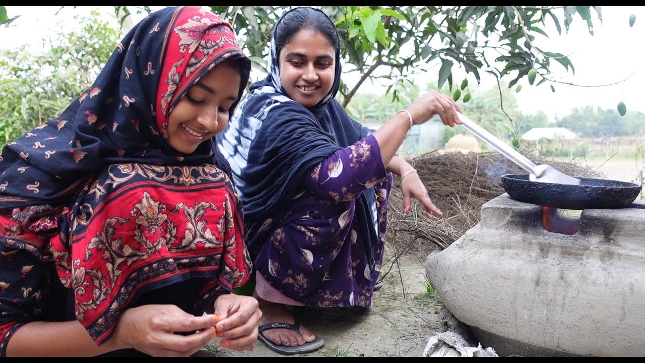 সারাদিনের কাজ শেষে মজার আচারি বেগুন রান্না করলাম | Village Life With Shampa