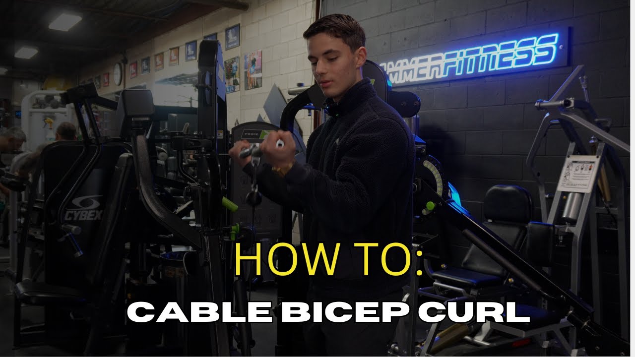 Cable Bicep Curl: How To