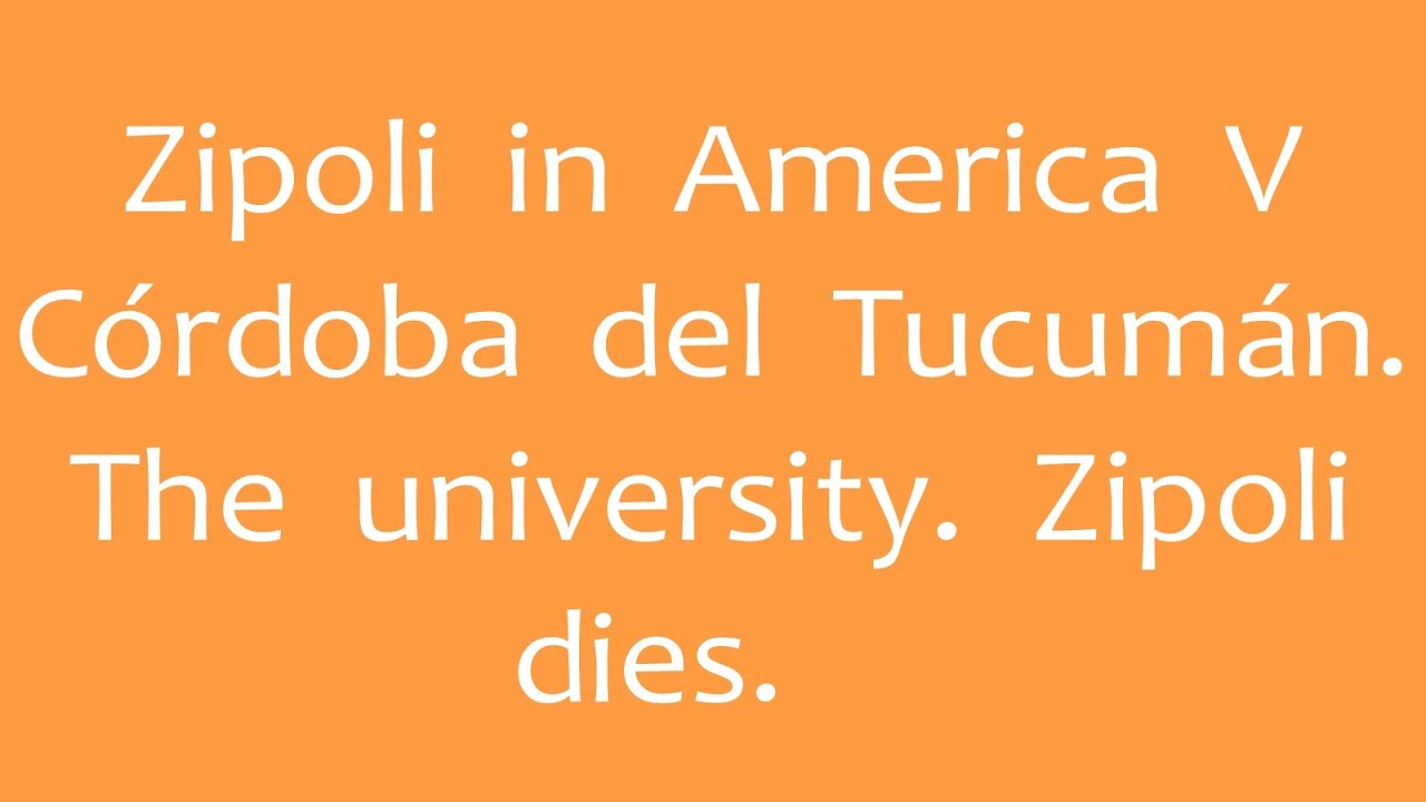 Zipoli in America V.  Córdoba.  The University.  Zipoli's Death (Andreas Osiander 2021)