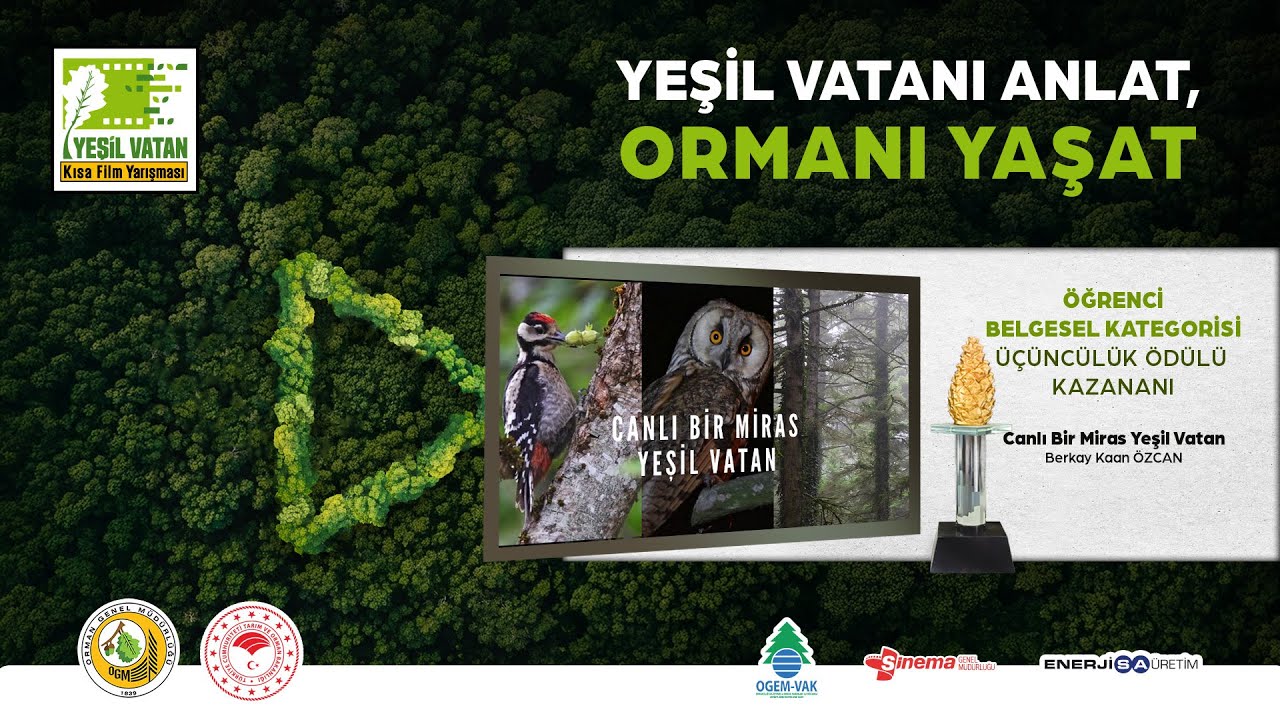 Öğrenci - Belgesel Üçüncülük Ödülü - Canlı Bir Miras Yeşil Vatan  / Yeşil Vatan Kısa Film Yarışması