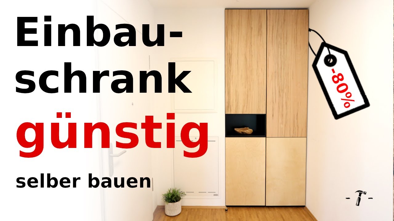 Schreiner wollen nicht dass Sie das wissen - so einfach kann man einen Einbauschrank bauen