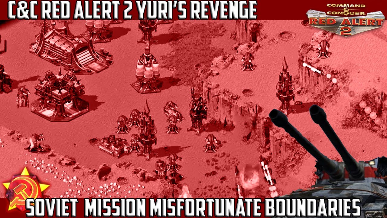 C&C RED ALERT 2 Yuri's Revenge - Soviet Fan Mission MISFORTUNATE BOUNDARIES