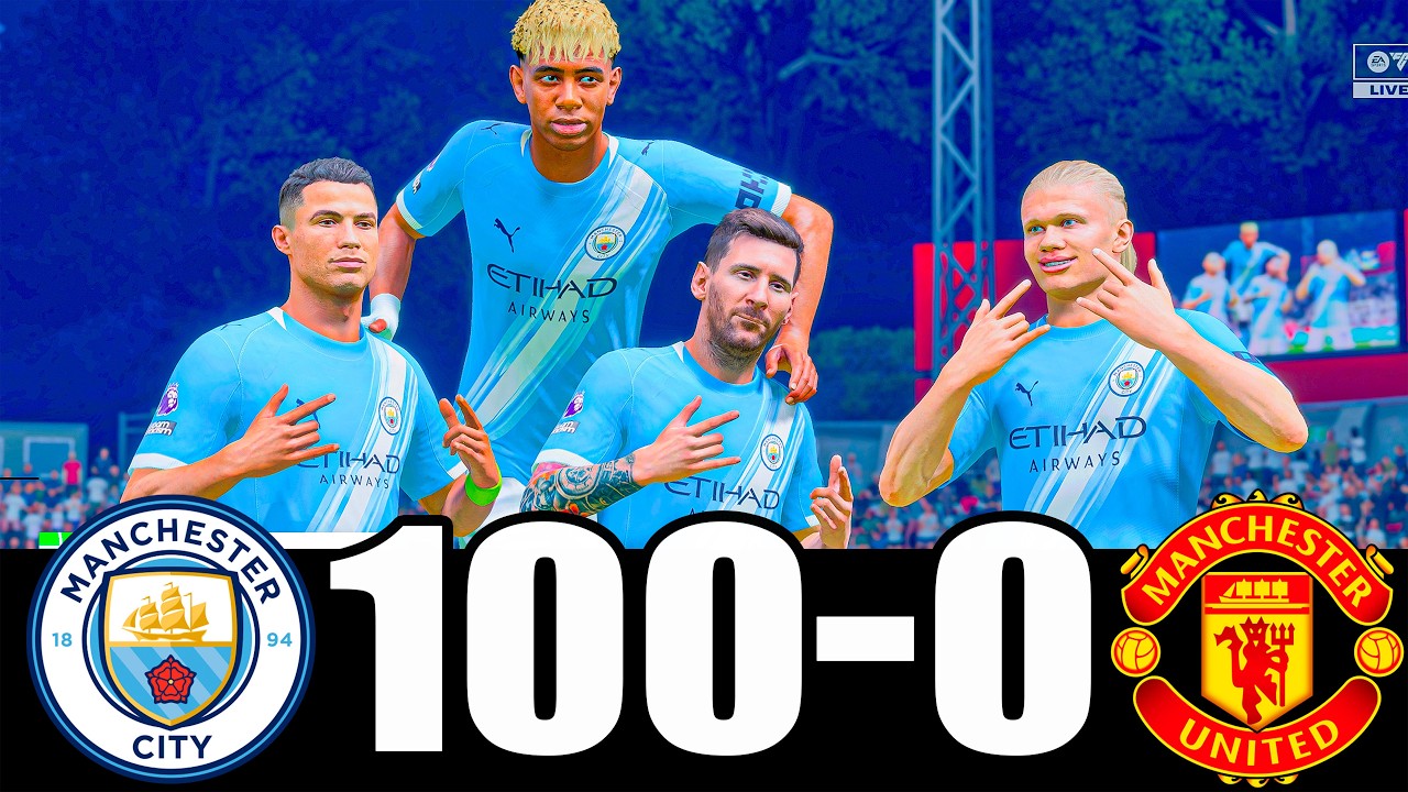 RONALDO, MESSI, LAMINE YAMAL, MBAPPE ALL BEST PLAYERS IN THE WORLD PLAYING TOGETHER | MESSALDO FC 26
