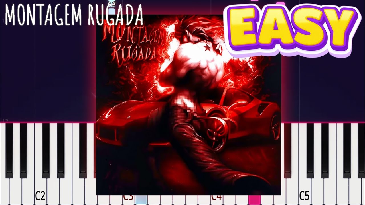 Montagem Rugada – Easy Piano Tutorial | Happy Piano