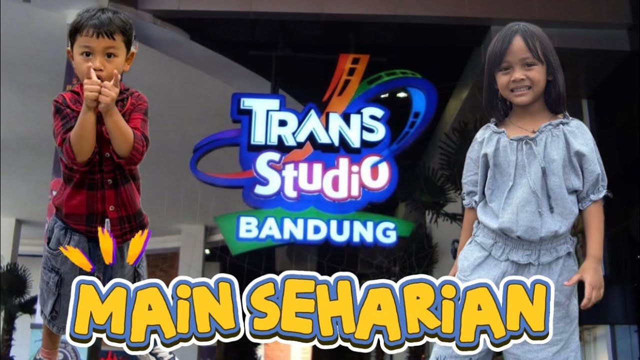 HAPPY BANGET MAIN SEHARIAN DI TRANS STUDIO BANDUNG #mainbarengkira #travelvlog 