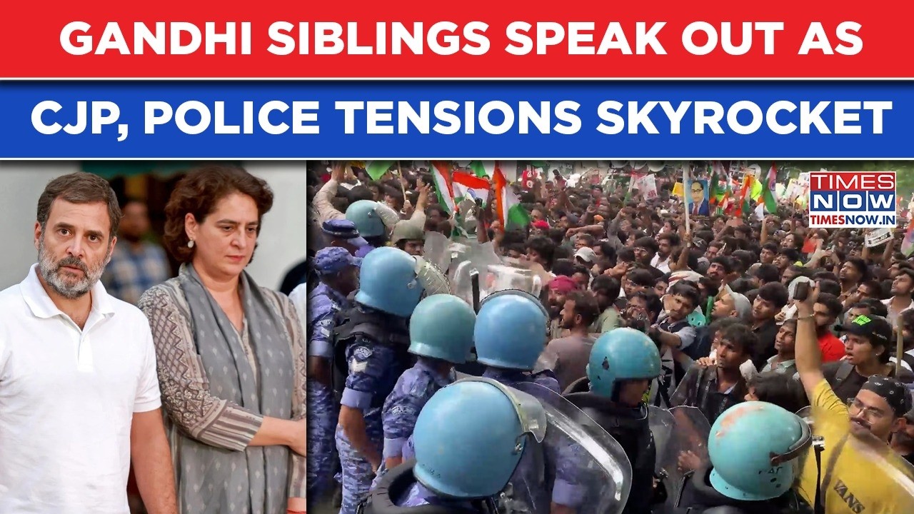 Cockroach Janta Party Protests: Rahul, Priyanka Gandhi Speak Amid Delhi Tensions, Police Crackdown