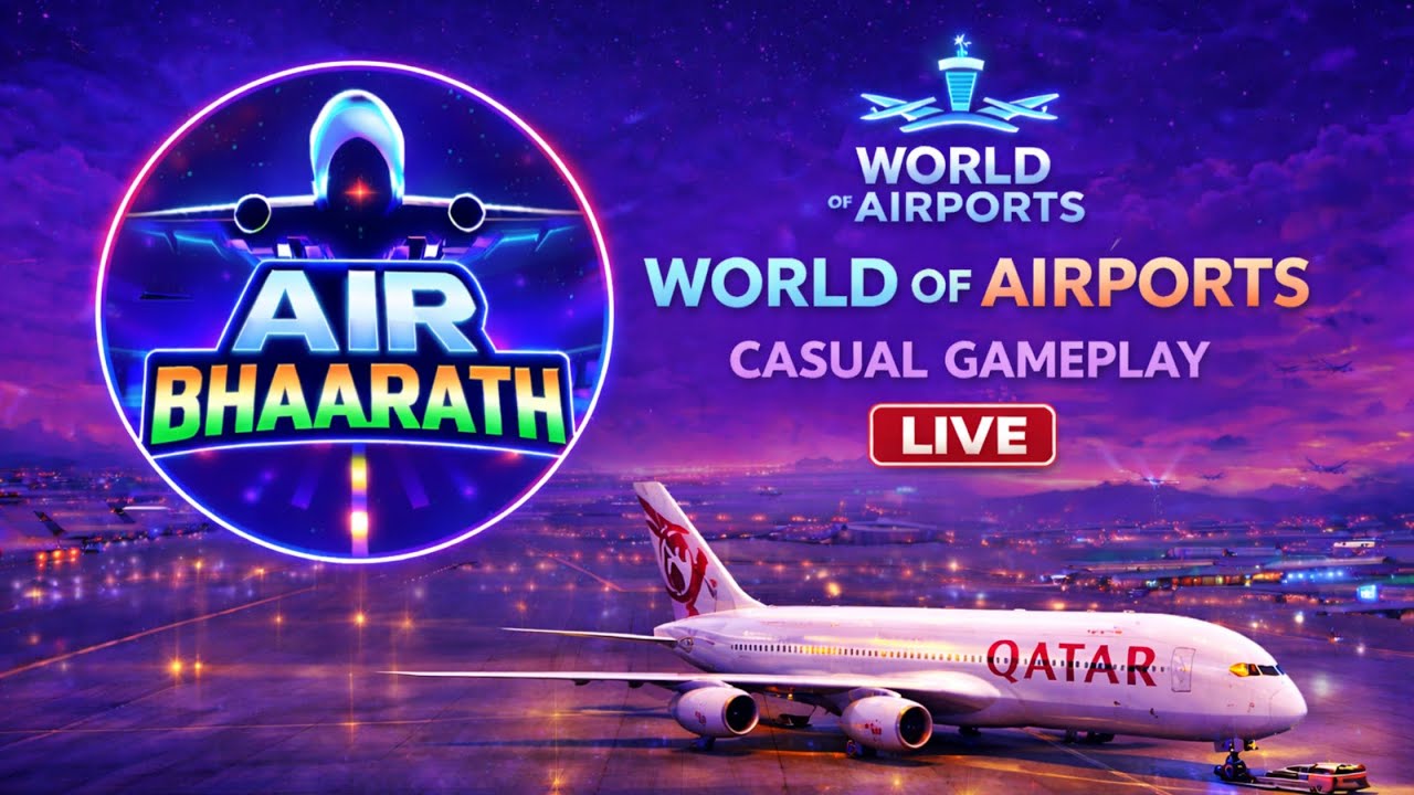 World of Airports Gameplay LIVE | Relaxed Flying & Airport Ops ✈️