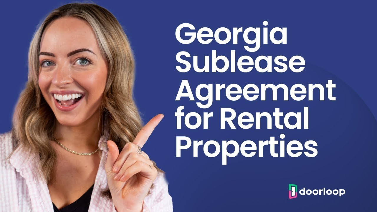 Georgia Sublease Agreement for Rental Properties