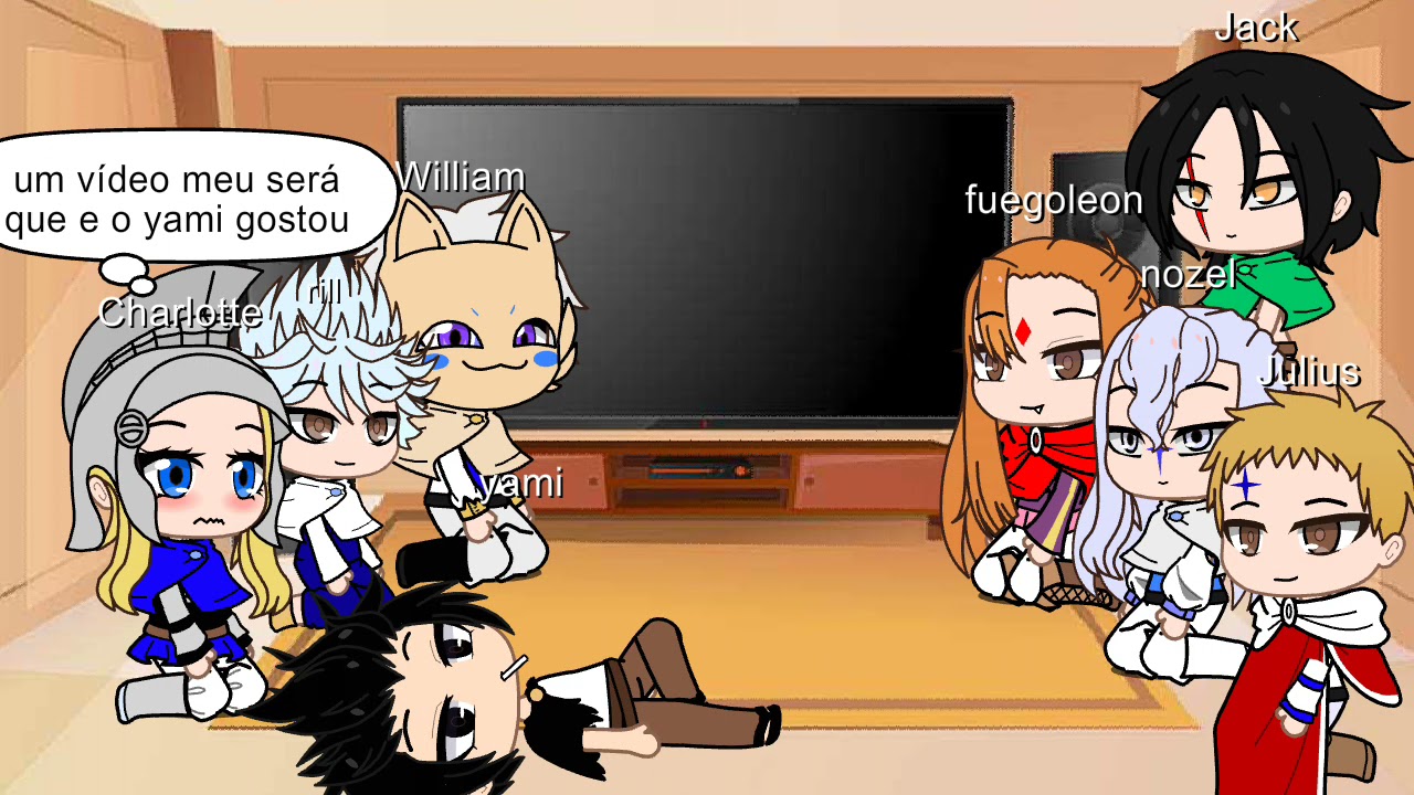 black clover reagindo