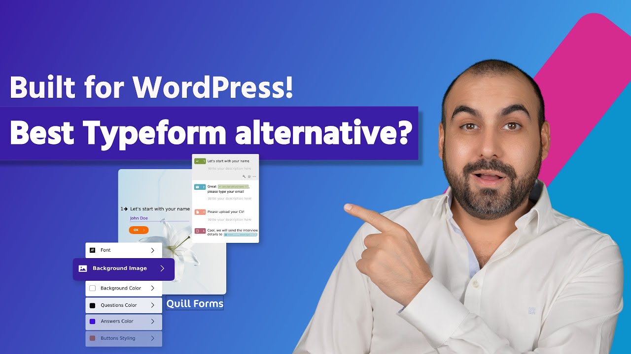 The WordPress TypeForm alternative you've been waiting for called Quill Forms